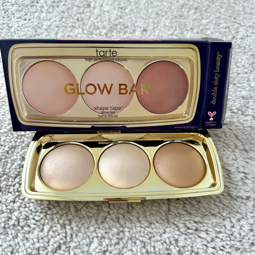 Tarte Shape Tape Glow Bar Palette - Gold and Tan Shades